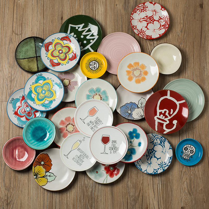 Featured Personality Creative Ceramic Snack Small Dish Dishes Home Hotel Dining Room Seasoning Mix Sushi Cuisine Dishes