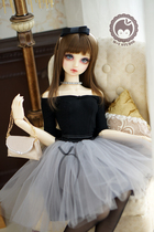 (Meow house)Black swan temperament daily little fairy suit 3 points BJDSD16 SDGR1 3DD baby clothes spot