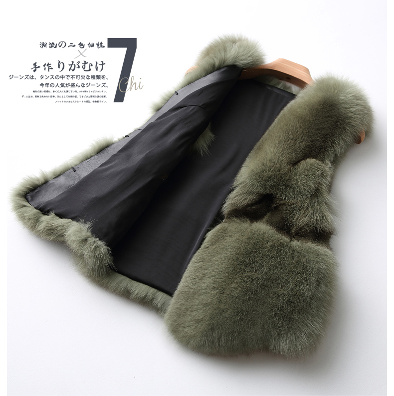 Manteau de fourrure femme ZQQZ - Ref 3173982 Image 14