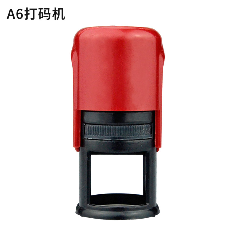 A6 coding machine manual coding machine coding machine inkjet coding machine bottle cap bottle bottom stamping production date stamp quick-drying ink