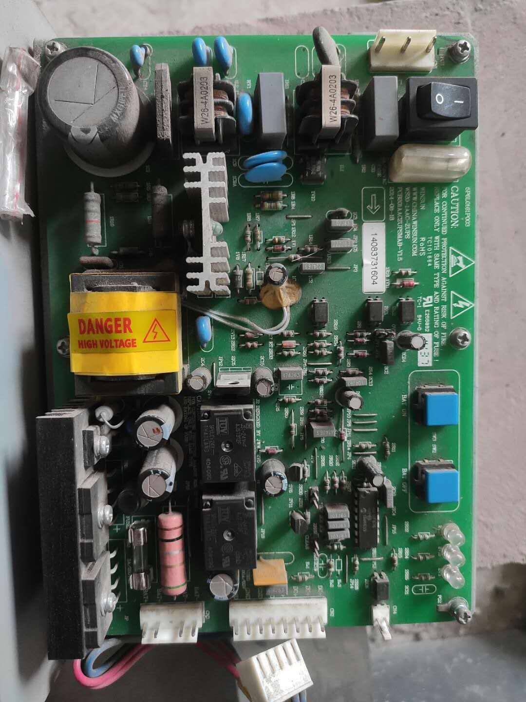 Toshiba elevator accessories Toshiba uninterruptible power supply board WS202-2AAC-ZUPS spot sale power board