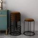 Черная стойка коричневая бархатная ткань высотой 46 см.