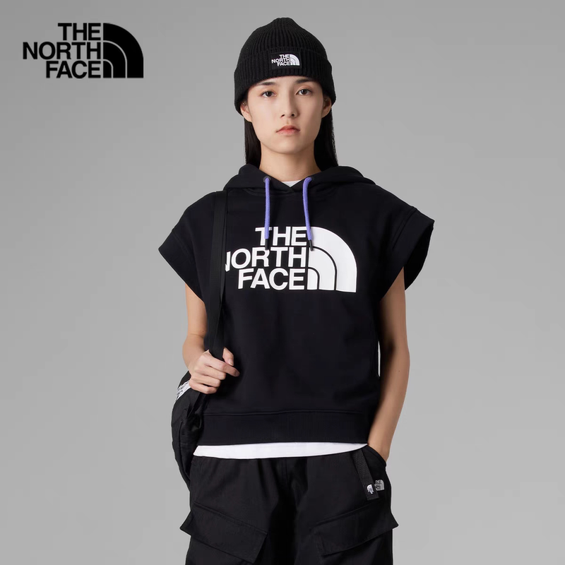 The North Face Ue Pioneer Design Hooded Sleeveless T-Shirt Breathable Women's Model 885X The North Face Ue Pioneer Design Hooded Sleeveless T-Shirt Breathable Women's Model 885X