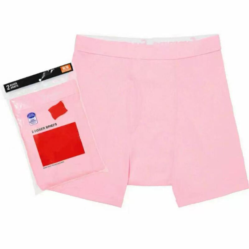 Plus Size Sup Long Version American Style 21Fw Boxer Briefs Pink Pure Cotton Base Layer Couple Boxer Briefs for Men and Women Plus Size Sup Long Version American Style 21Fw Boxer Briefs Pink Pure Cotton Base Layer Couple Boxer Briefs for Men and Women