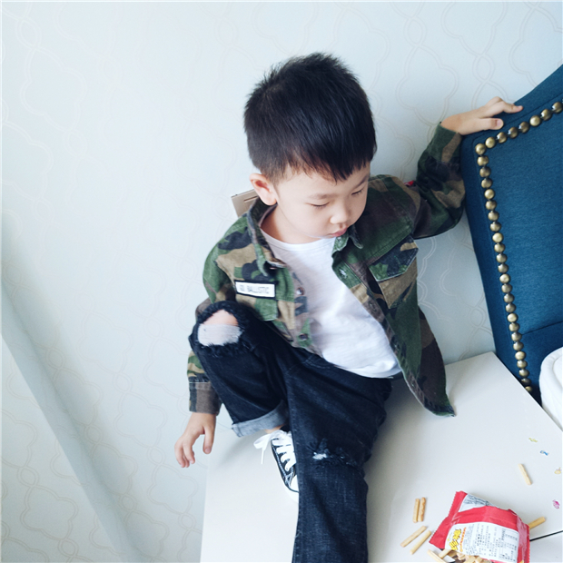 Chemise enfant à manche longue en coton - Ref 2082982 Image 19