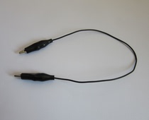 Double head crocodile clip wire short circuit tersoft silicone wire 26AWG high temperature resistant 200 degrees red black optional