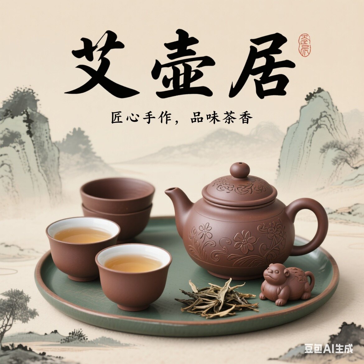 艾壶居的LOGO
