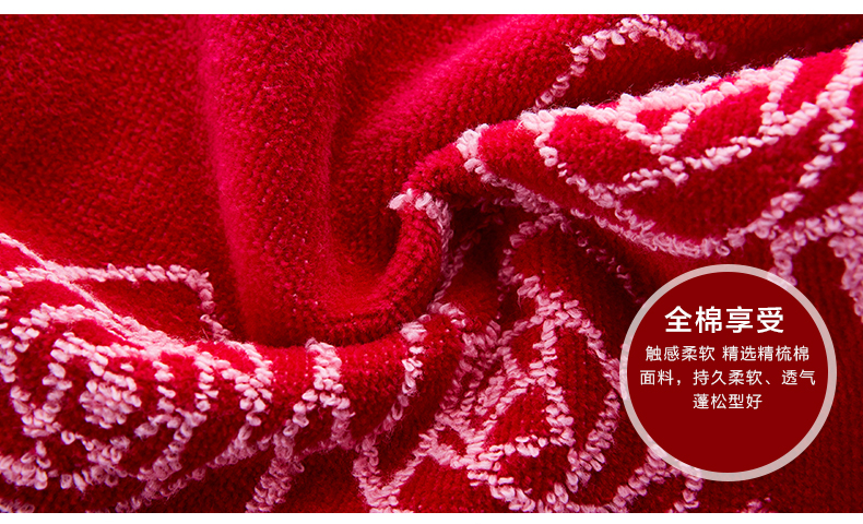 Khăn vàng dày đôi vợ chồng rửa mặt khăn cắt gạc đỏ cưới trả lại khăn thêu - Khăn tắm / áo choàng tắm khăn mặt lông cừu