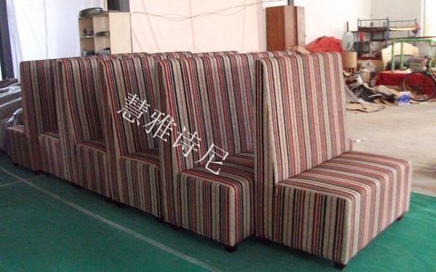 Phổ biến Hui Ya Shi Ni Bắc Kinh ghế sofa thẻ nhà hàng tây vải sofa quán cà phê cửa hàng đồ nội thất tùy chỉnh sàn - FnB Furniture