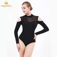 Черный лонгслив, топ с чашечками