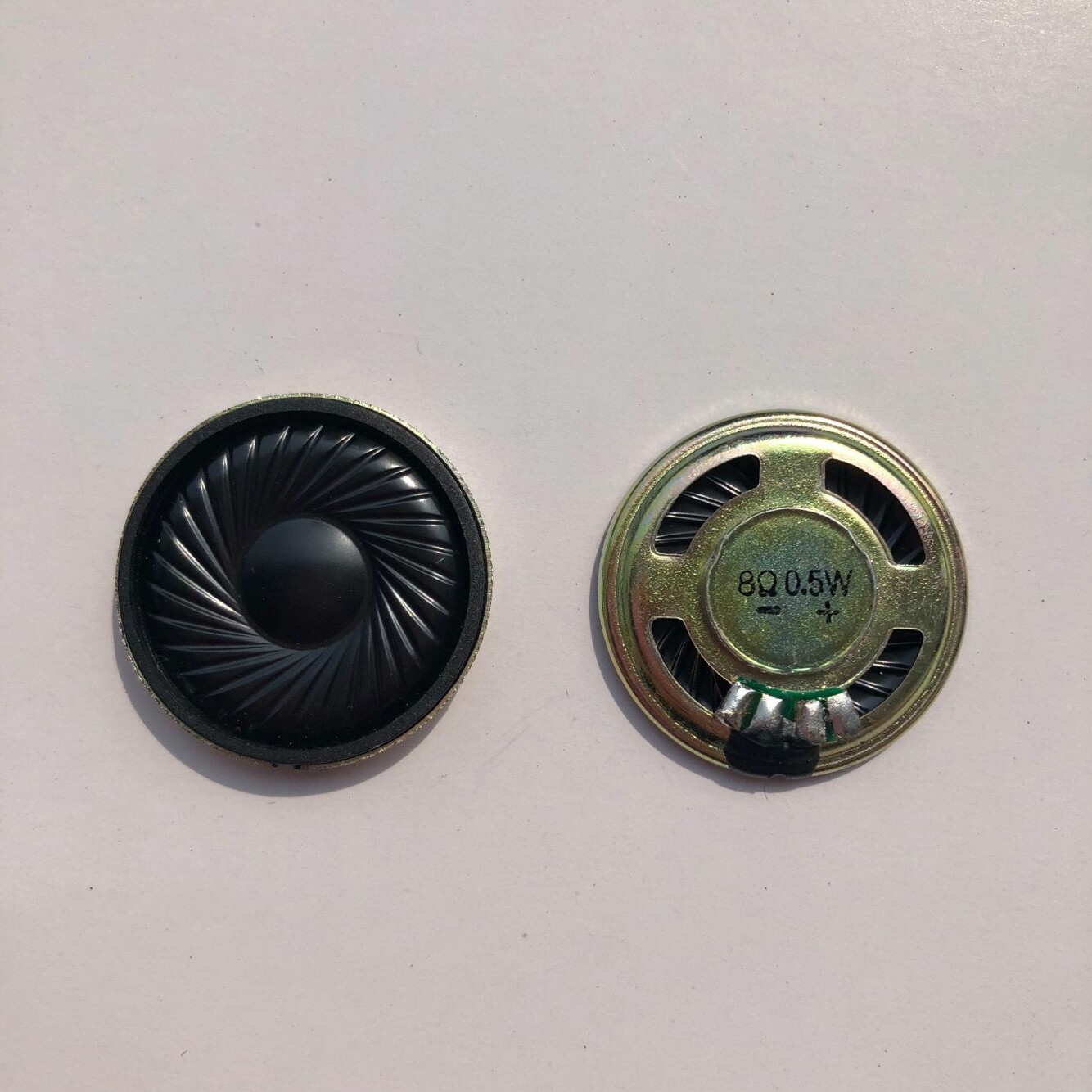 30MM iron shell inner magnetic speaker 8 Euro 0 5 watt toy walkie-talkie doorbell ultra-thin waterproof speaker