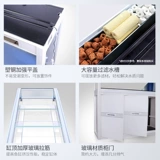 Minjiang Fish Tank Aquarium Hove Living Room Небольшой нижний фильтр аквариум большой и средний стеклянный танк Arowana 1,2/1,5 метра