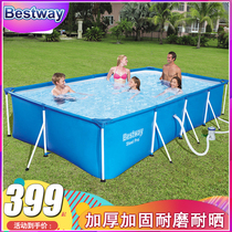 BESTWAY large bracket sandwich pool outdoor swimming pool childrens swimming pool home paddling pool