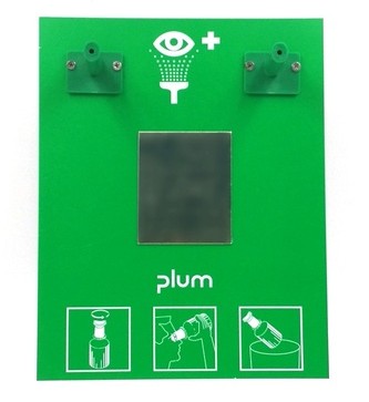 PLUM double-bottle eye wash hanging plate single bottle eye wash hanging plate Honeywell eye wash hanging plate