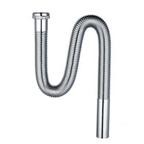 All-copper corrugated basin sink sink basin washbasin drain pipe European standard drain pipe with Gaoyi Hansgrohe