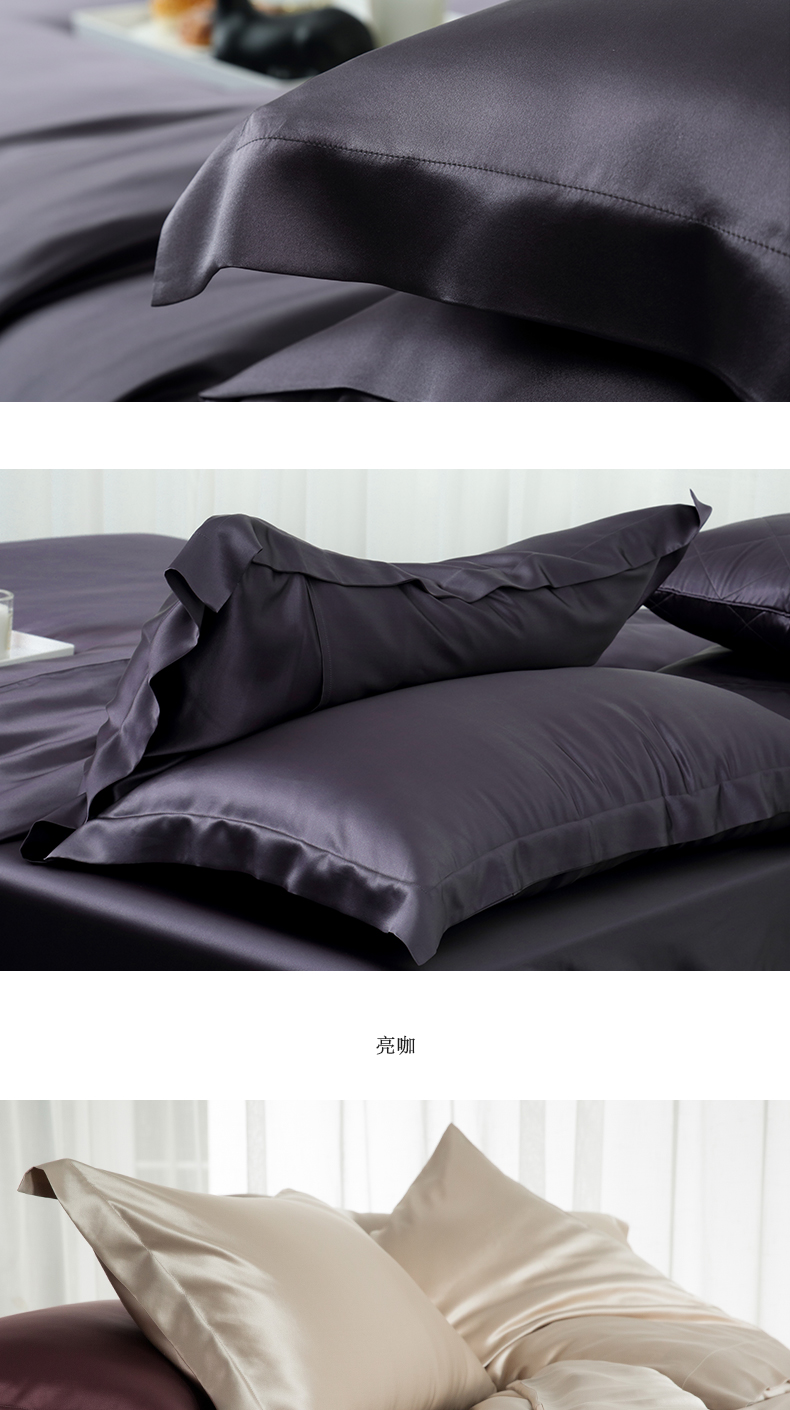 Sợi Bella ISABELLA silk pillowcase 100 lụa gối gối khăn lụa mùa hè mùa hè mát pillowcase