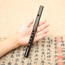 Mengxi solid wood piccolo 26cm film-free small flute portable mini musical instrument antique adult beginner rosewood
