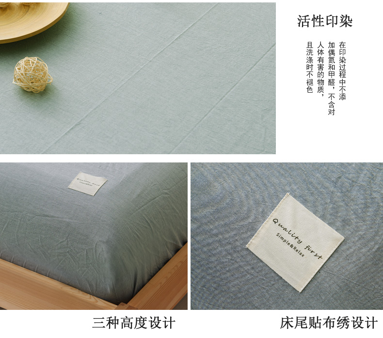 Bông rửa giường bông, bảo vệ duy nhất bao gồm nệm cover cotton giường bìa 1.8 m gói Simmons bìa tốt