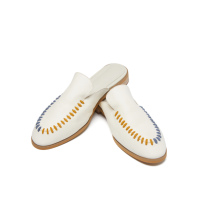 Original design Baotou Half slippers Female outwear 2020 Summer new flat-bottomed fairy Wind Mueller shoes genuine leather womens shoes