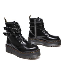 Gule Martens Yang power the same Jadon HDW Martin short boot pine cake thick bottom double buckle 26666001