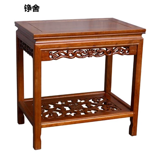 Столковая стойка с твердым древесиной рыбной стойкой стойки столовые столовые столики для кофейного стола несколько горшков с живописными стойками украшения столовые мастерство странный каменный чайный стол китайский диван