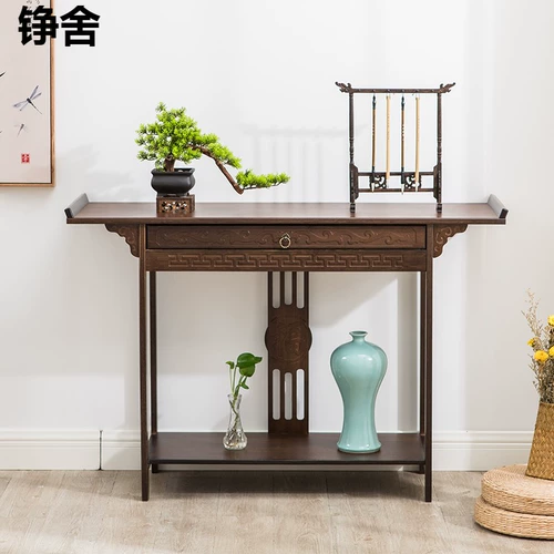 Xuangantai въезжает в дверь фэн -шуи гостиная xuangan Standskin Saint для стола Будда платформы домохозяйство Сплошное древесина для Тайвань Будды.