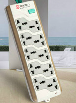  Taili RE-318 330 socket wiring board row plug with main switch 1 8 meters 3 meters international hole