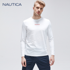 Футболка мужская nautica/诺帝卡男装夏季男士长袖圆领t恤to0100 NAUTICA/T