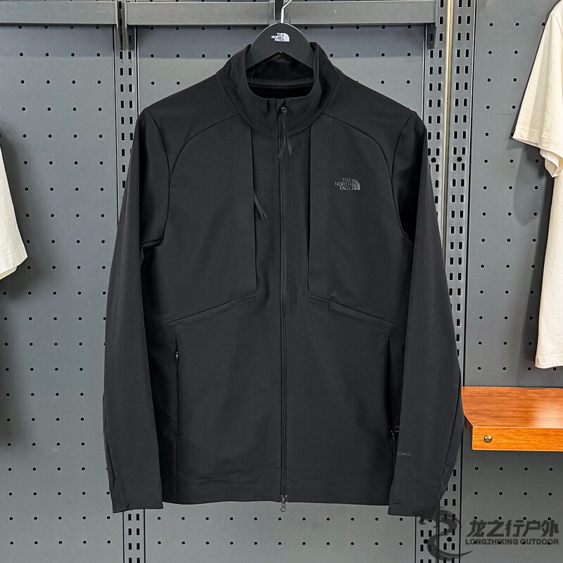 26 Autumn/Winter New Thenorthface Outdoor Men's Windproof Thin Fleece Warm Casual Softshell Jacket 8J8U