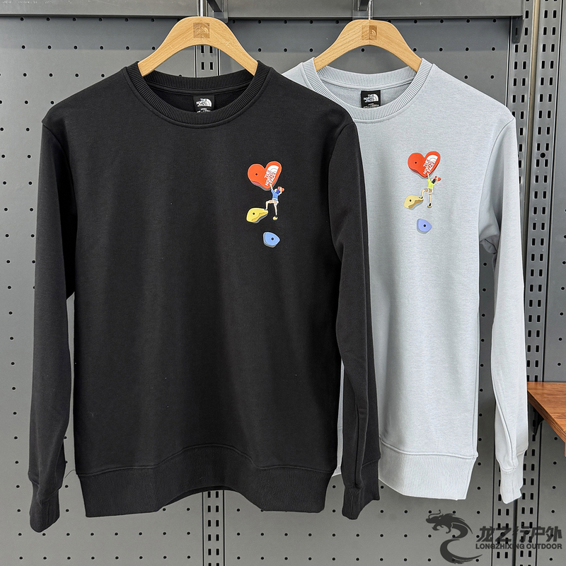 26 Spring/Summer New the North Face Outdoor Unisex Cotton Comfortable Crew Neck Casual Sweatshirt 8Gy7
