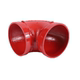 Grooved 90-degree elbow DN100 fire pipe clamp connection XGQT1 ductile iron right-angle joint