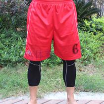 Men and women with the same compression tight stretch 9 nine-point pants running training basketball leggings high waist quick-drying air