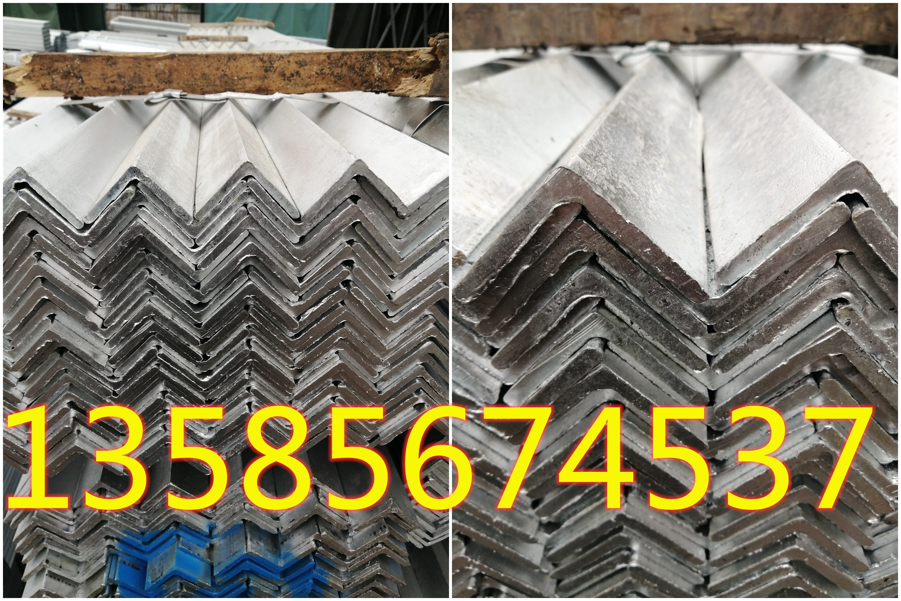 Spot hot-rolled galvanized angle steel Hot-dip galvanized angle steel Japanese standard angle steel Hot-dip galvanized angle steel test sample
