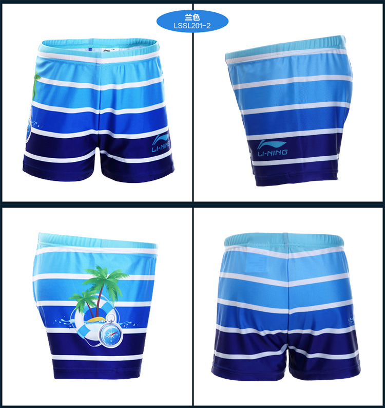 Đồ lót trẻ em Li Ning Đồ bơi cho bé trai Bé trai Đồ bơi cho bé Quần bơi Học sinh Quần short Spa Đồ bơi - Bộ đồ bơi của Kid đồ bơi cho bé gái 11 tuổi
