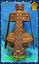  Tibet Nepal craft sterling silver filigree inlaid gemstonebottle pattern Ba potaltar city mandala manzha plate