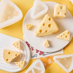 Tom and Jerry Cheese-Shaped Silicone Mold Chocolate Fondant Cheese Mousse DIY Home Baking Mold Props