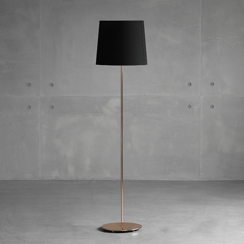Spot genuine Danish brand frandsen Nordic expression minimalist COPPER metal floor lamp rose gold