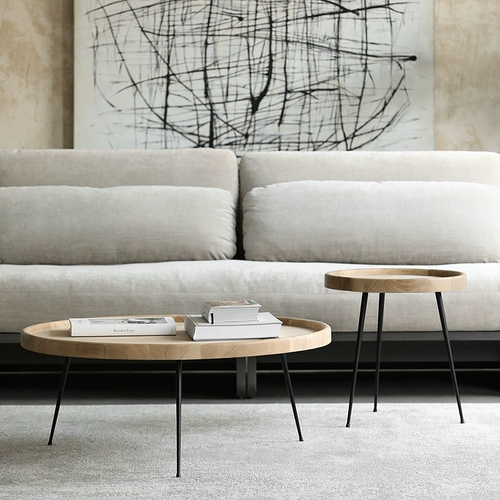 Специальное скандинавское выражение Norhor/Litr круглый дуб Комбинированный журнальный столик/японский стиль тихий ветер Оригинальный чайный стол k