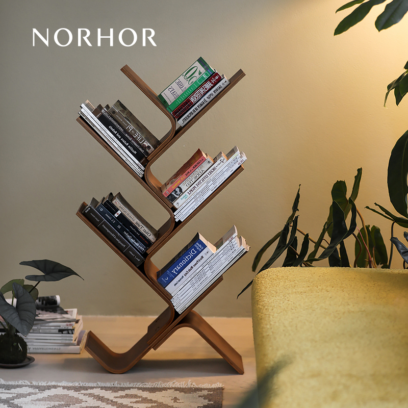 Nordic Style Vintage Black Walnut Tree Bookshelf Magazine Rack Vinyl Record Rack Decorative Corner Floor-Standing Storage Rack Nordic Style Vintage Black Walnut Tree Bookshelf Magazine Rack Vinyl Record Rack Decorative Corner Floor-Standing Storage Rack