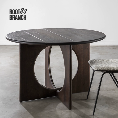 Импортированный оригинальный корневой филиал скандинавский смайлик Norhor/Rio Oak Round Real The Wooden Table Tarbleded Table