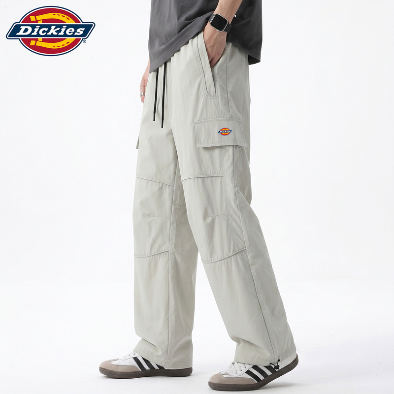Dickies Official Authentic American-Style Summer Solid Color Woven Sweatpants Straight-Leg Casual Pants Men's Loose Trousers Dickies Official Authentic American-Style Summer Solid Color Woven Sweatpants Straight-Leg Casual Pants Men's Loose Trousers