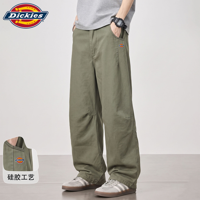 Dickies Official American-Style Autumn Straight-Leg Pants Pure Cotton Casual Pants Men's Loose Wide-Leg Long Trousers Men's Trendy Brand Dickies Official American-Style Autumn Straight-Leg Pants Pure Cotton Casual Pants Men's Loose Wide-Leg Long Trousers Men's Trendy Brand