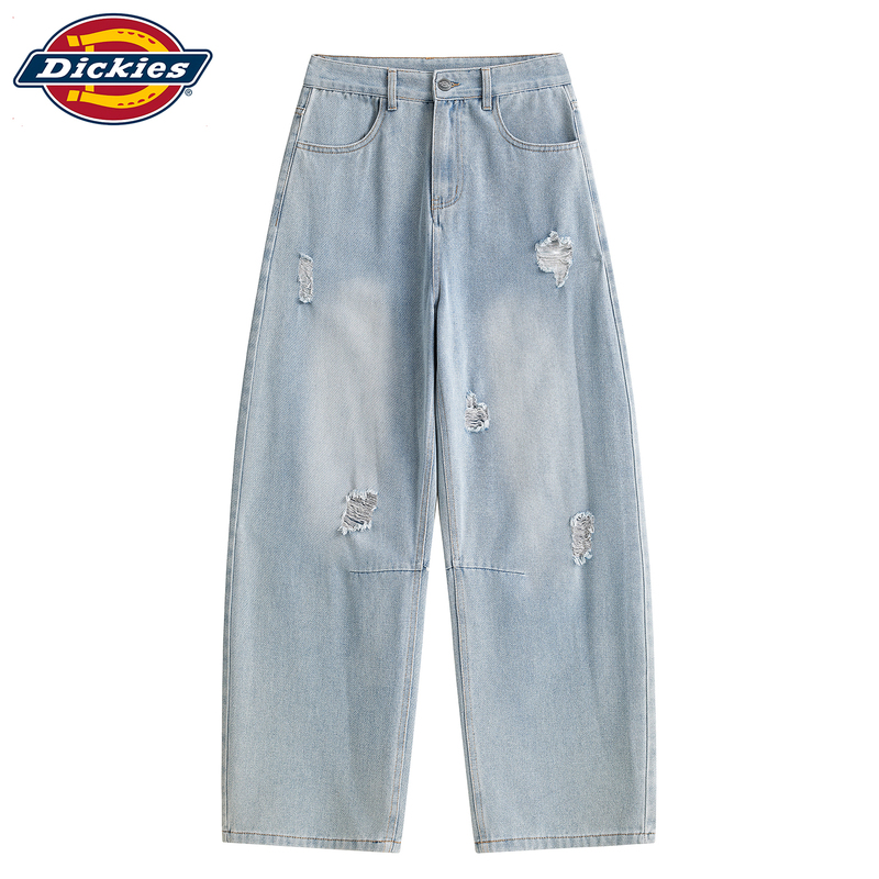 Dickies Official Authentic American Retro Solid Color Straight-Leg Pants Summer Loose Sports Versatile Casual Jeans