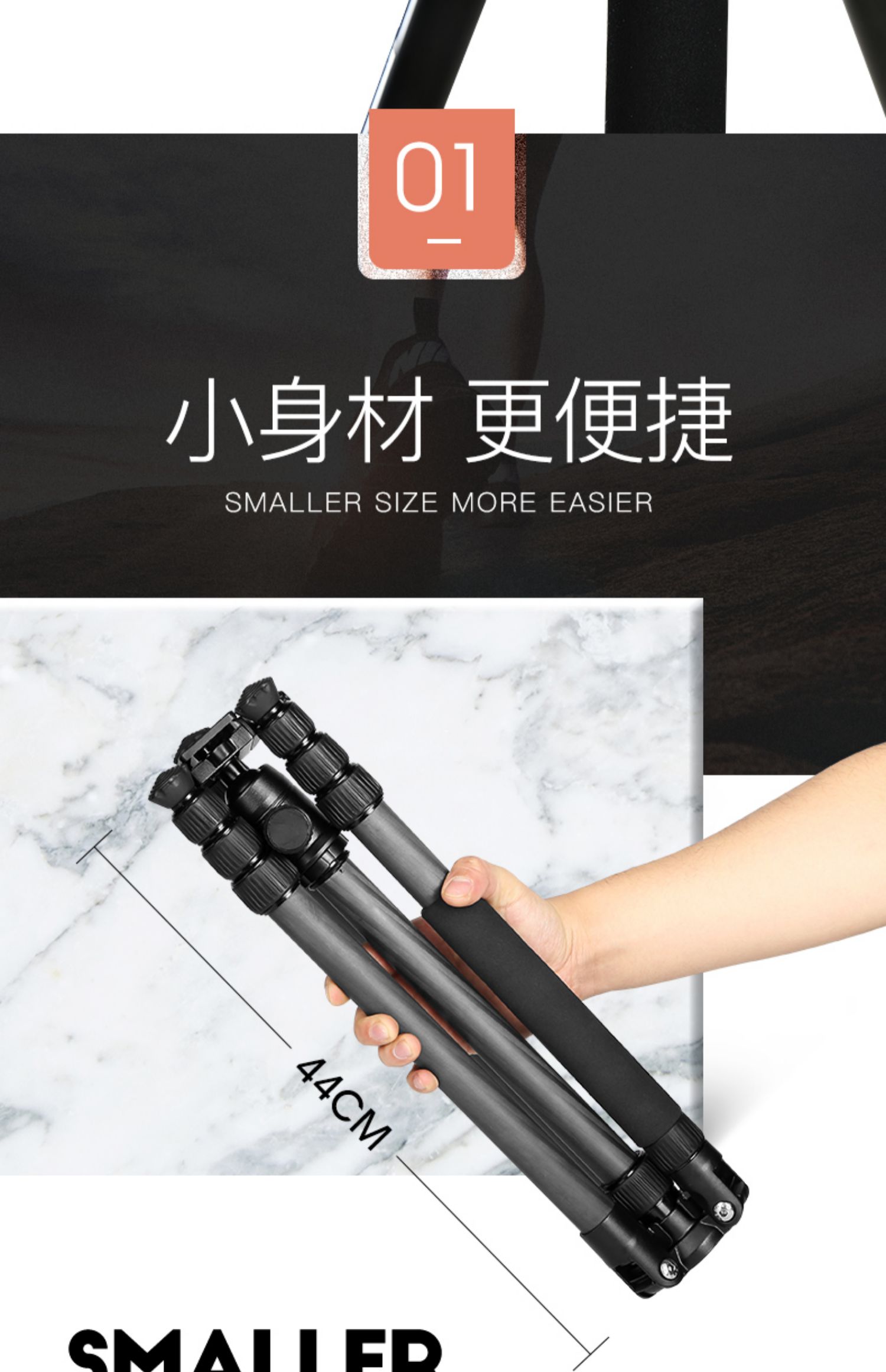 Weifeng C6620A carbon trọng lượng nhẹ sợi chân máy chuyên nghiệp SLR máy ảnh chân máy ảnh du lịch cầm tay đơn vi Sony Canon Nikon ngoài trời đêm đi khung đèn đánh cá - Phụ kiện máy ảnh DSLR / đơn túi da máy ảnh