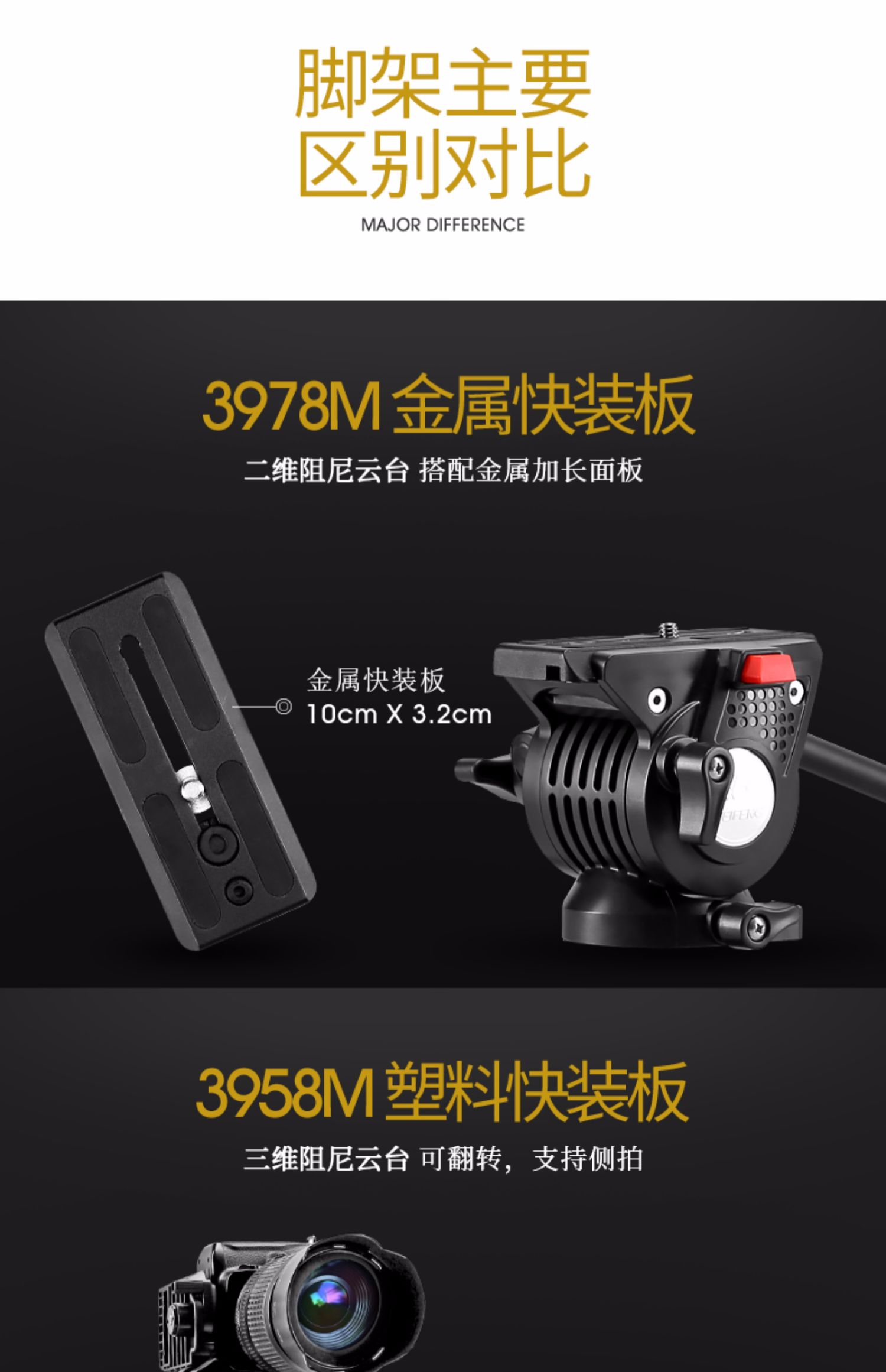 Weifeng 3958M nhiếp ảnh máy ảnh monopod camera SLR chân đầu monopod hỗ trợ di alpenstocks Canon Nikon vi đơn Sony monopod cưới phim vi đứng chụp - Phụ kiện máy ảnh DSLR / đơn tripod điện thoại