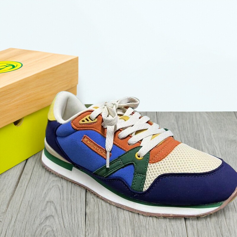 French High-End Foreign Trade Casual Shoes, A-Gan Shoes, Final Stock on Sale, Color-Blocking