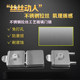 Stainless Steel Glass Door Lock, Mortise Lock, Column-Shaped Square Lock, No-Hole Central Door Lock, Door Opening Lock
