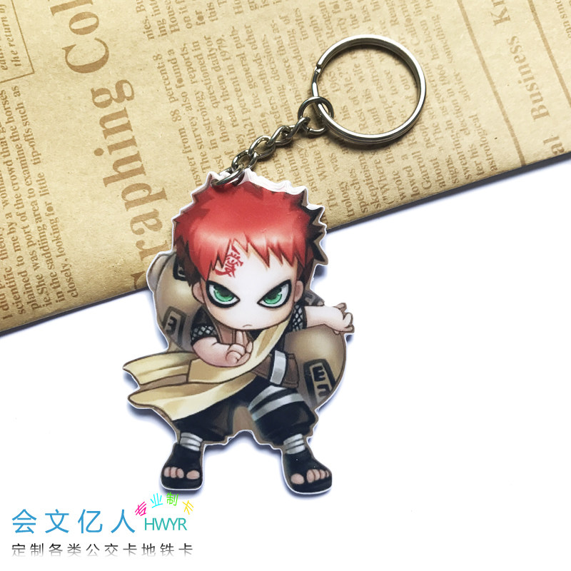 Wuhan Tong Guangzhou Dongguan Mini Bus Card Subway Card One Card Naruto Gaara Mini Card