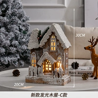 Новый светящийся деревянный дом -c [70281]