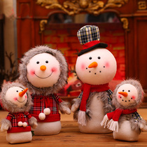 Christmas Snowman Paparazzi Doll Hotel Shop Window Decoration Christmas New Year Gifts Christmas Table Decorations Hem